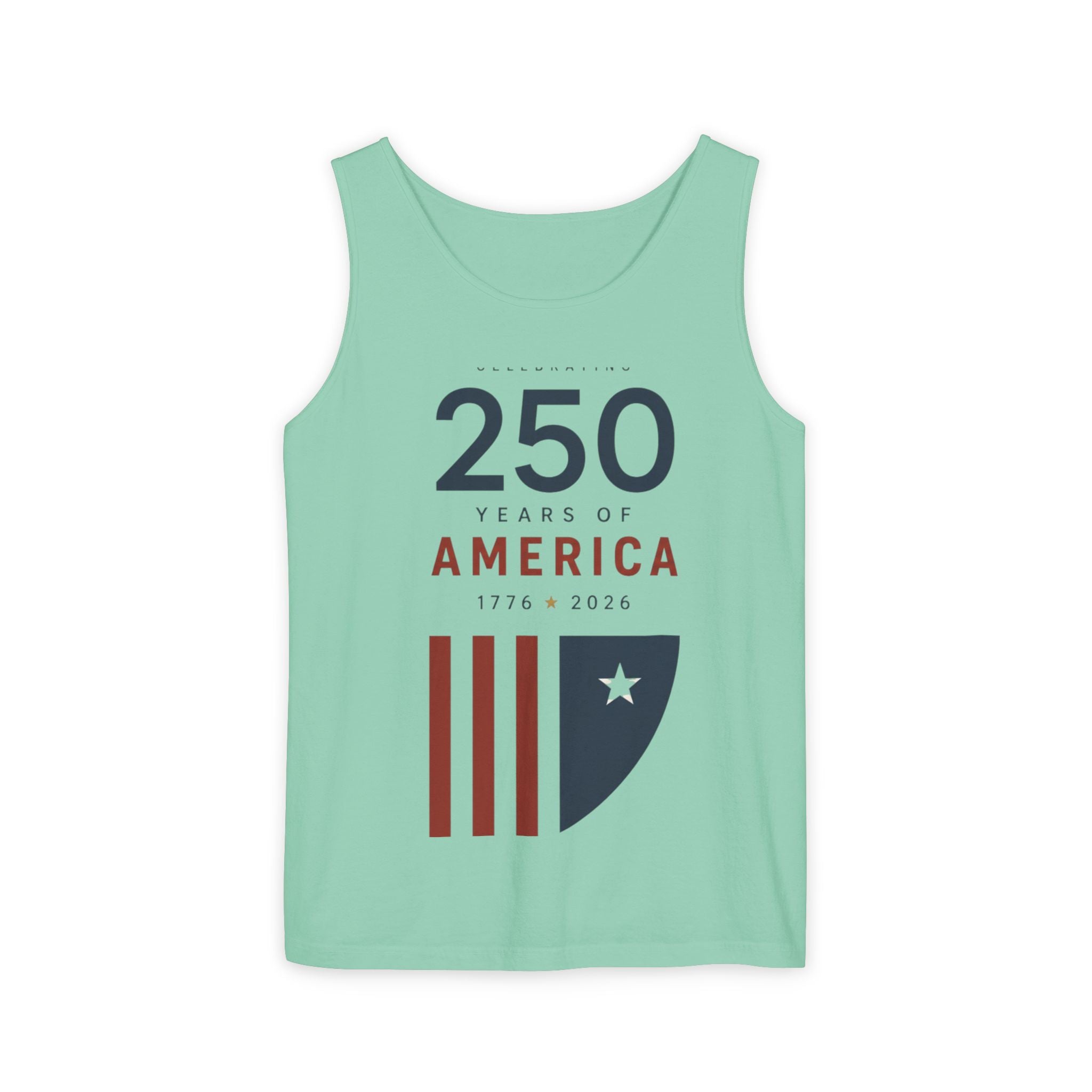 250 Years of America Tank Top — Patriotic 1776–2026 Anniversary Graphic Tank