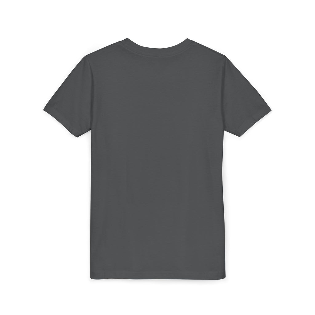 Youth Graphic Tee — Teen Boy Reading by Locker Illustration