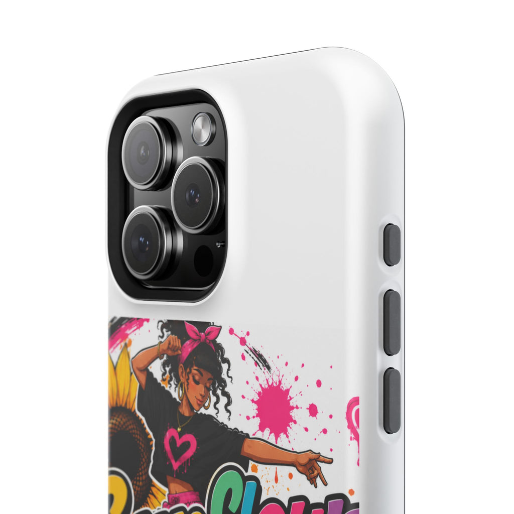 Sunflower Hip Hop Phone Case — Impact-Resistant Protective Case