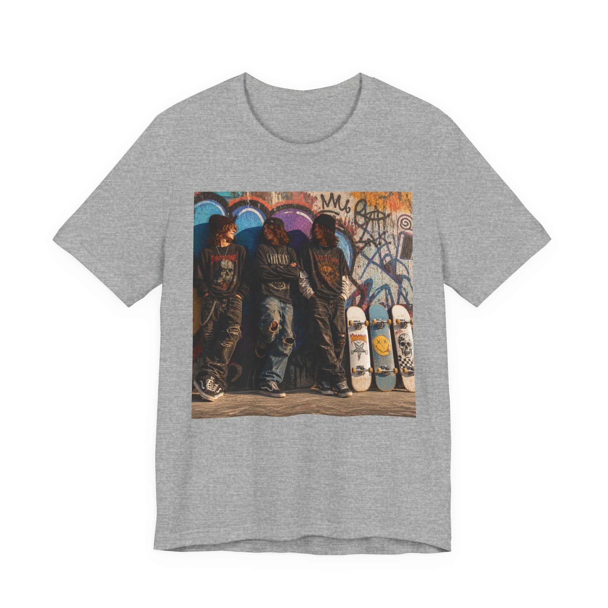 Skate Crew Graphic Tee – Urban Skateboard Art T‑Shirt