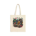 Graffiti Skateboard Canvas Tote Bag — Urban Street Art Reusable Shopper