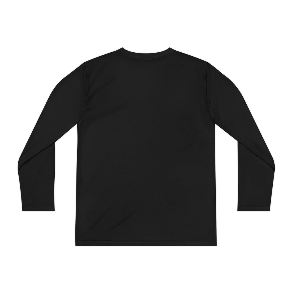 Youth Long Sleeve Tee — Colorful Sneaker Party Graphic