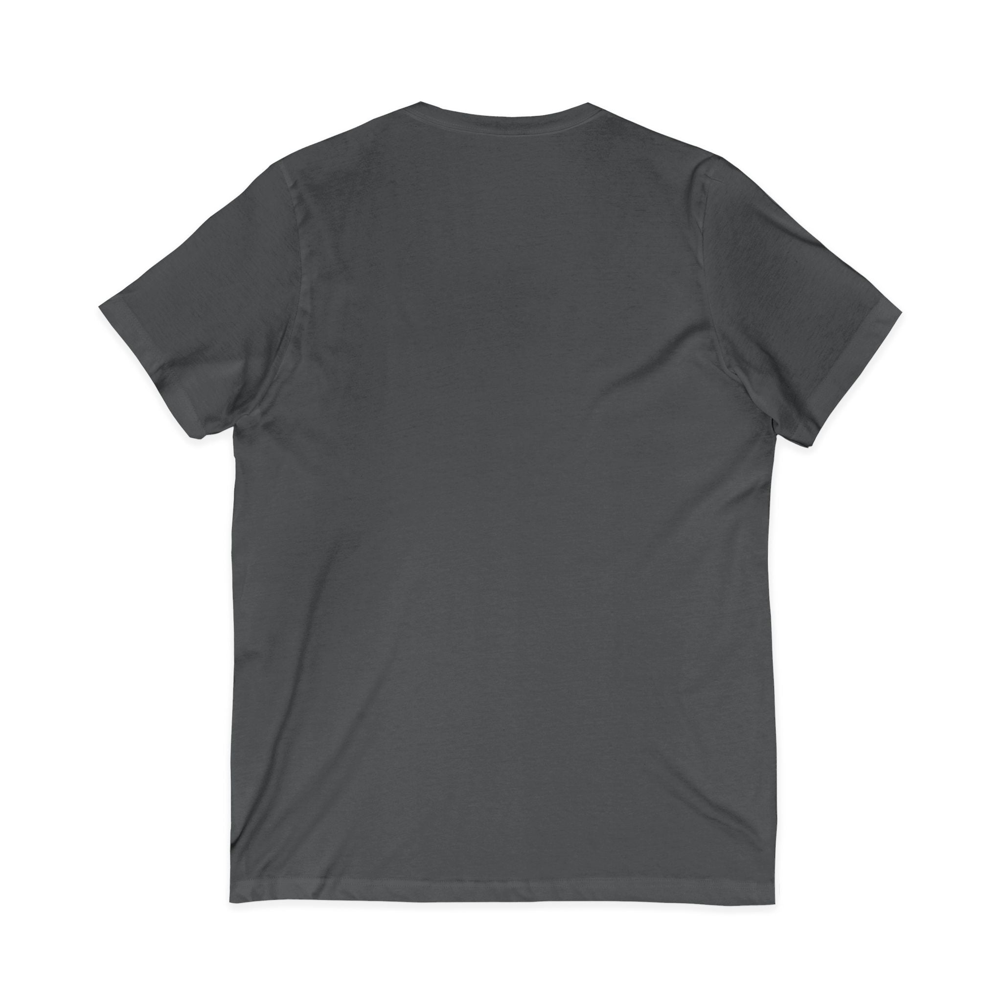 Colorful Donkey V-Neck Tee — Whimsical Farm Animal Graphic Shirt