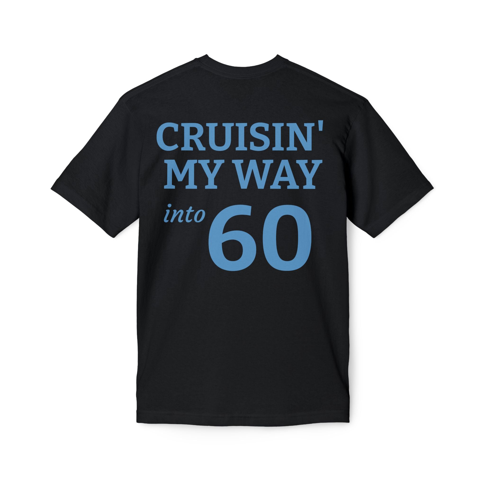 Cruisin' My Way Into 60 T-Shirt — Vintage Route 66 Classic Car Birthday Tee