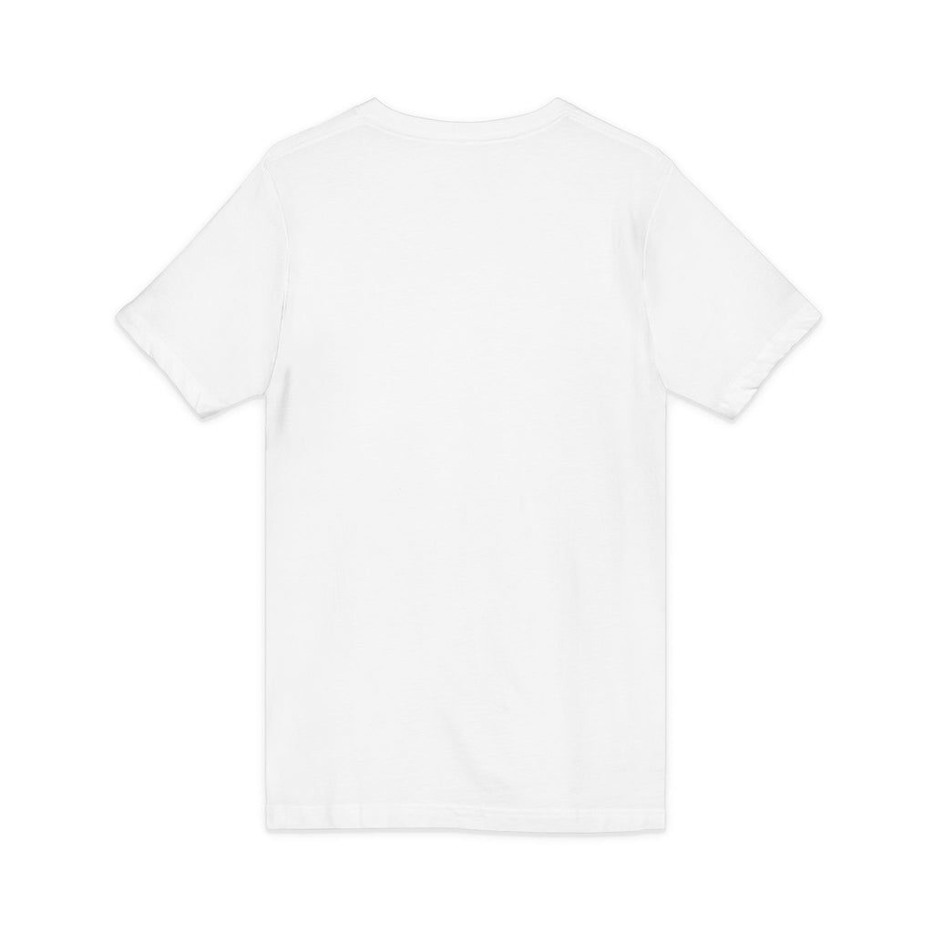 Colorful Donkey V-Neck Tee — Whimsical Farm Animal Graphic Shirt