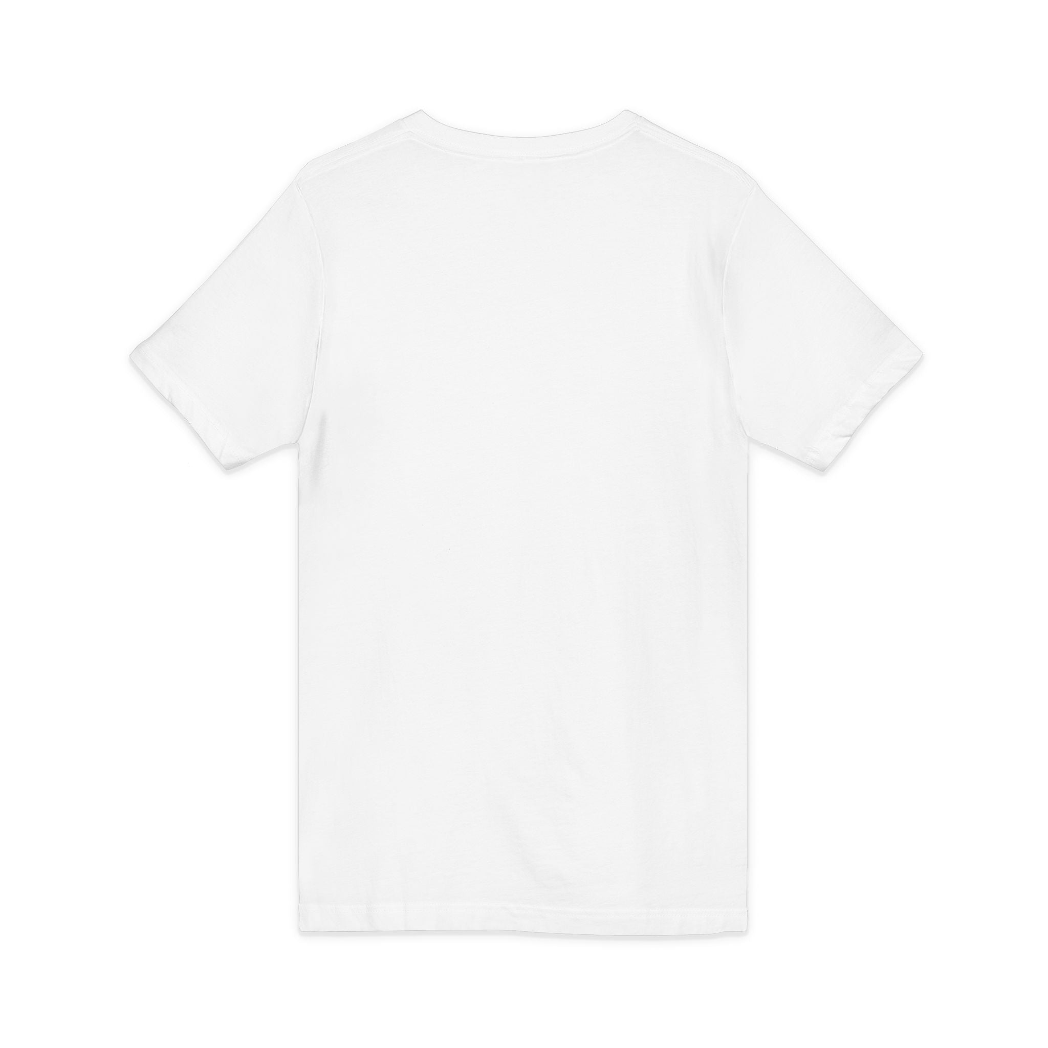 Colorful Donkey V-Neck Tee — Whimsical Farm Animal Graphic Shirt