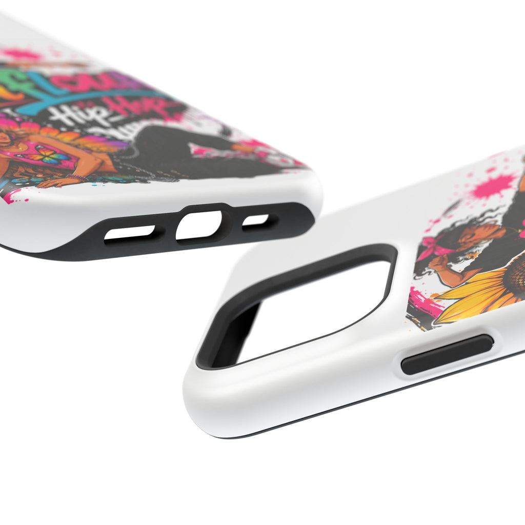 Sunflower Hip Hop Phone Case — Impact-Resistant Protective Case