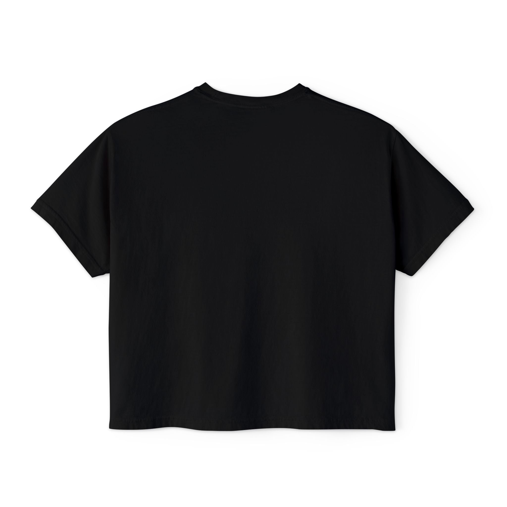 Hey Boo Halloween Tee — Outer Space Dance Couple Graphic Boxy Tee