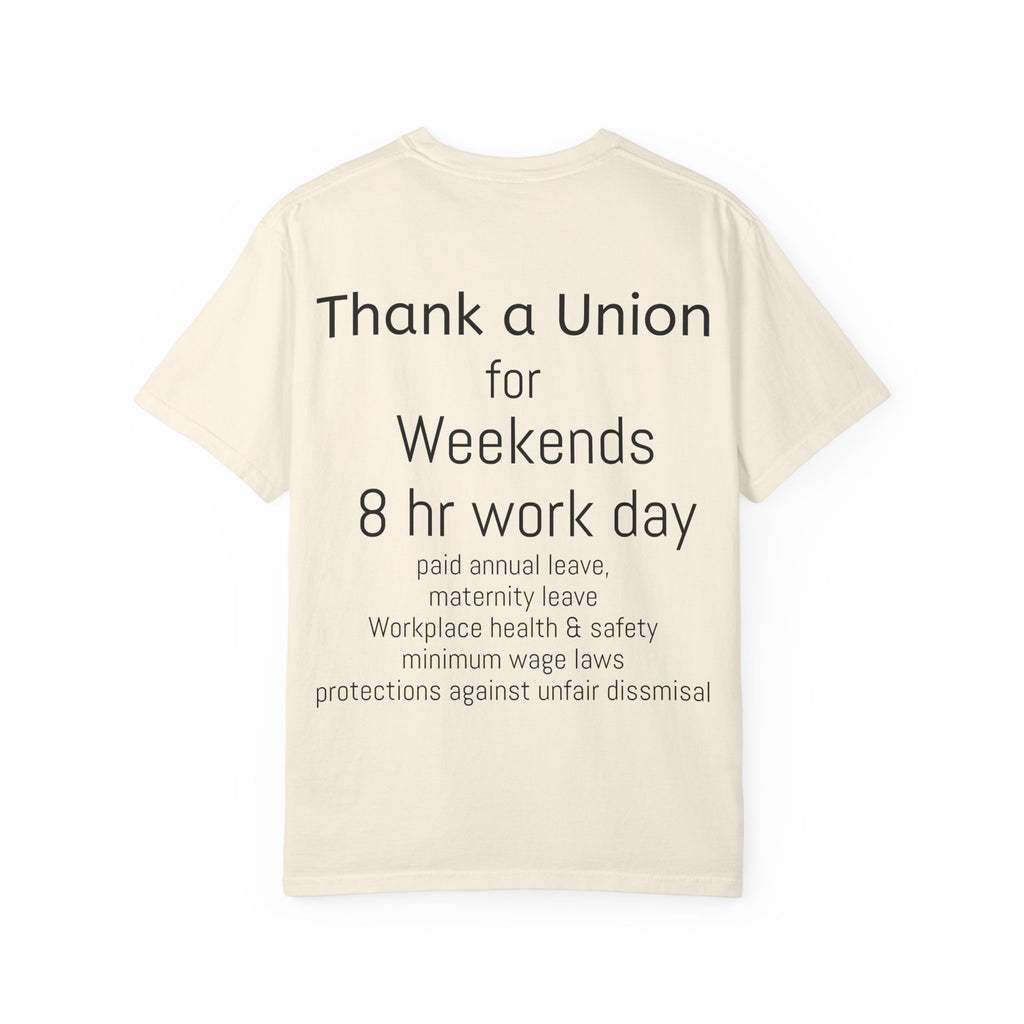 Labor Day T-Shirt — 'Thank a Union' Vintage Patriotic Tee