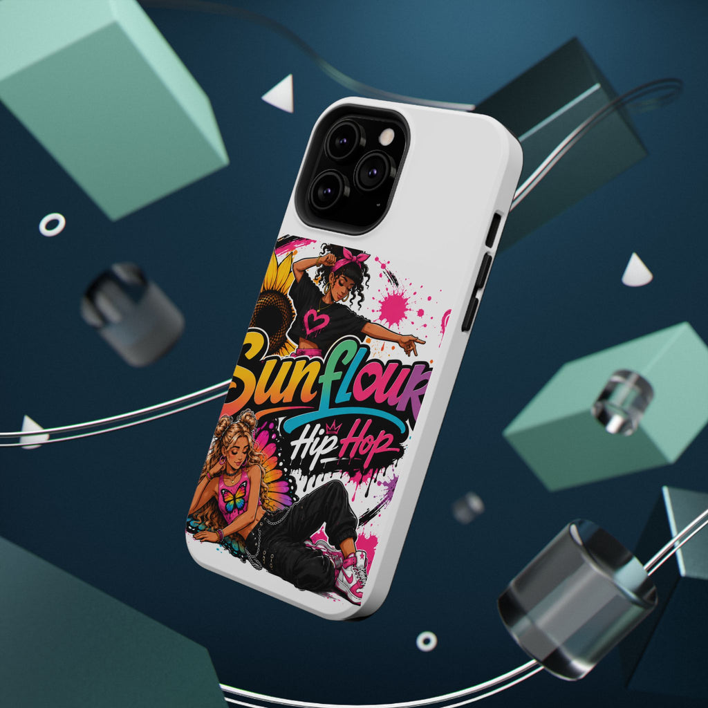 Sunflower Hip Hop Phone Case — Impact-Resistant Protective Case