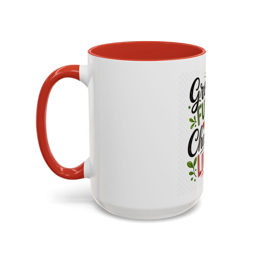 Growing Futures & Changing Lives Coffee Mug — Teacher Appreciation Accent Mug (11/15oz)