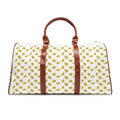 Avocado Pattern Waterproof Travel Bag — Cute Fruit Duffle for Weekend Getaways