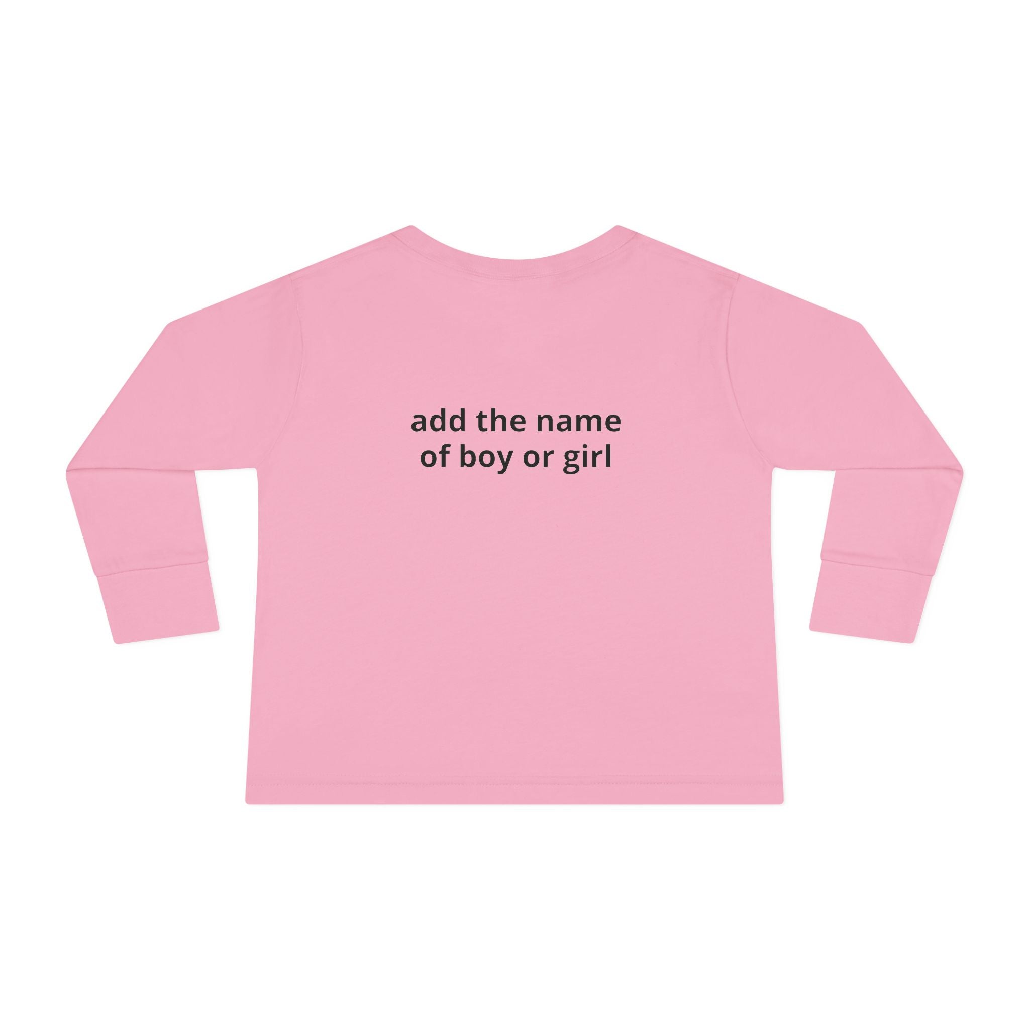 Halloween Toddler Long Sleeve Tee — Cute Dinosaur Ghost "BOO!" Halloween Shirt