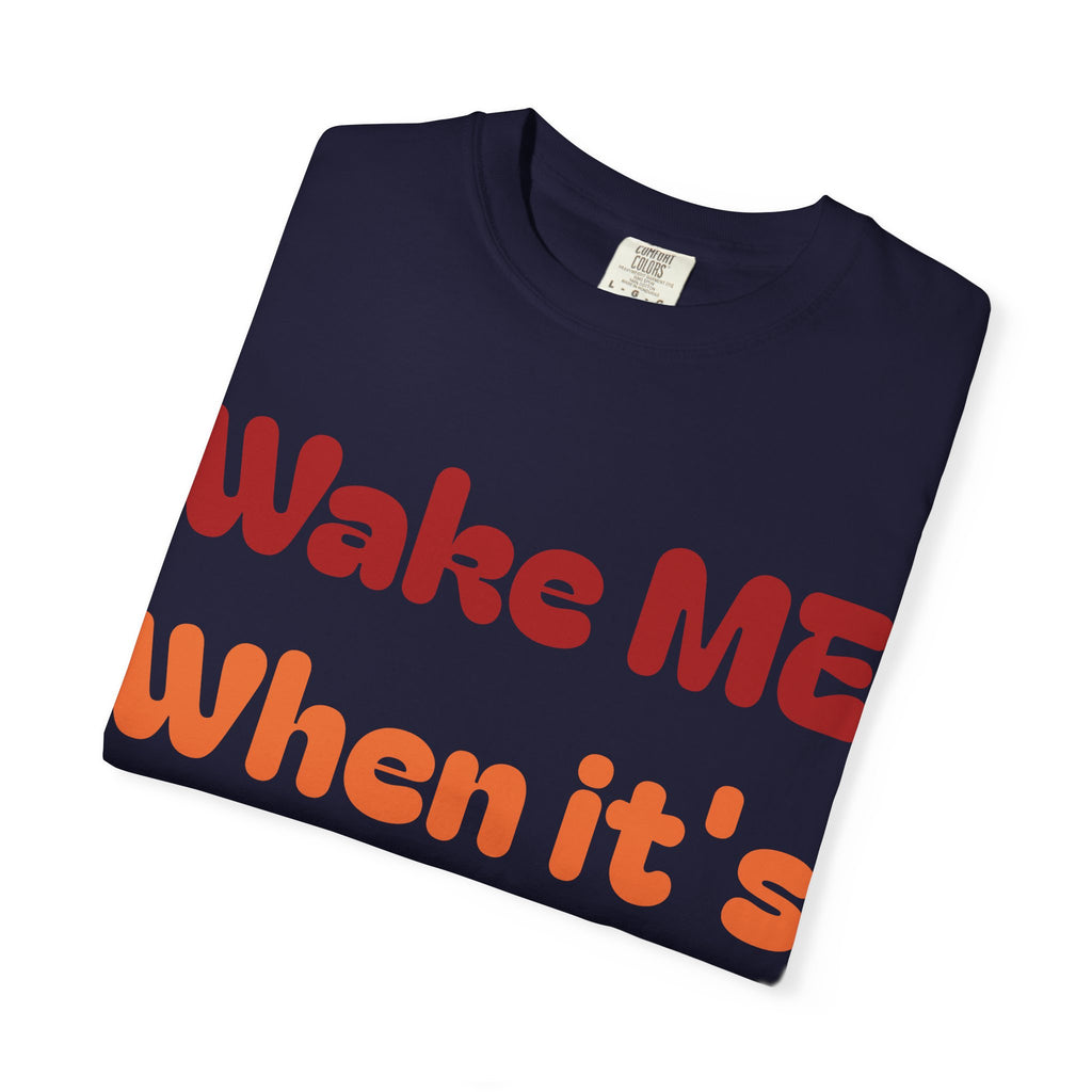 Wake Me When It's Friyay! T-Shirt — 'Midnight Run' Retro Graphic Tee