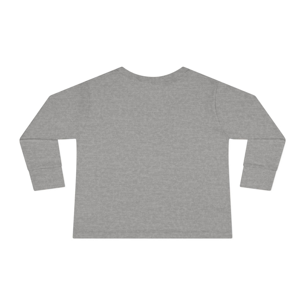 Colorful Hippo Toddler Long Sleeve Tee — Vibrant Jungle Animal Shirt for Kids