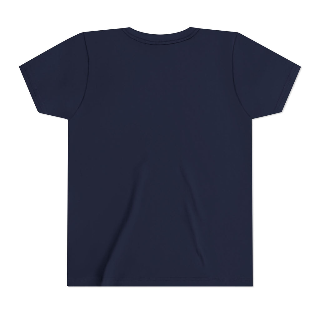 Youth Graphic Tee — Teen Boy Reading by Locker Illustration