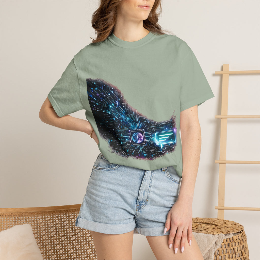 Galaxy Circuit T‑Shirt — Cosmic Tech Graphic Tee