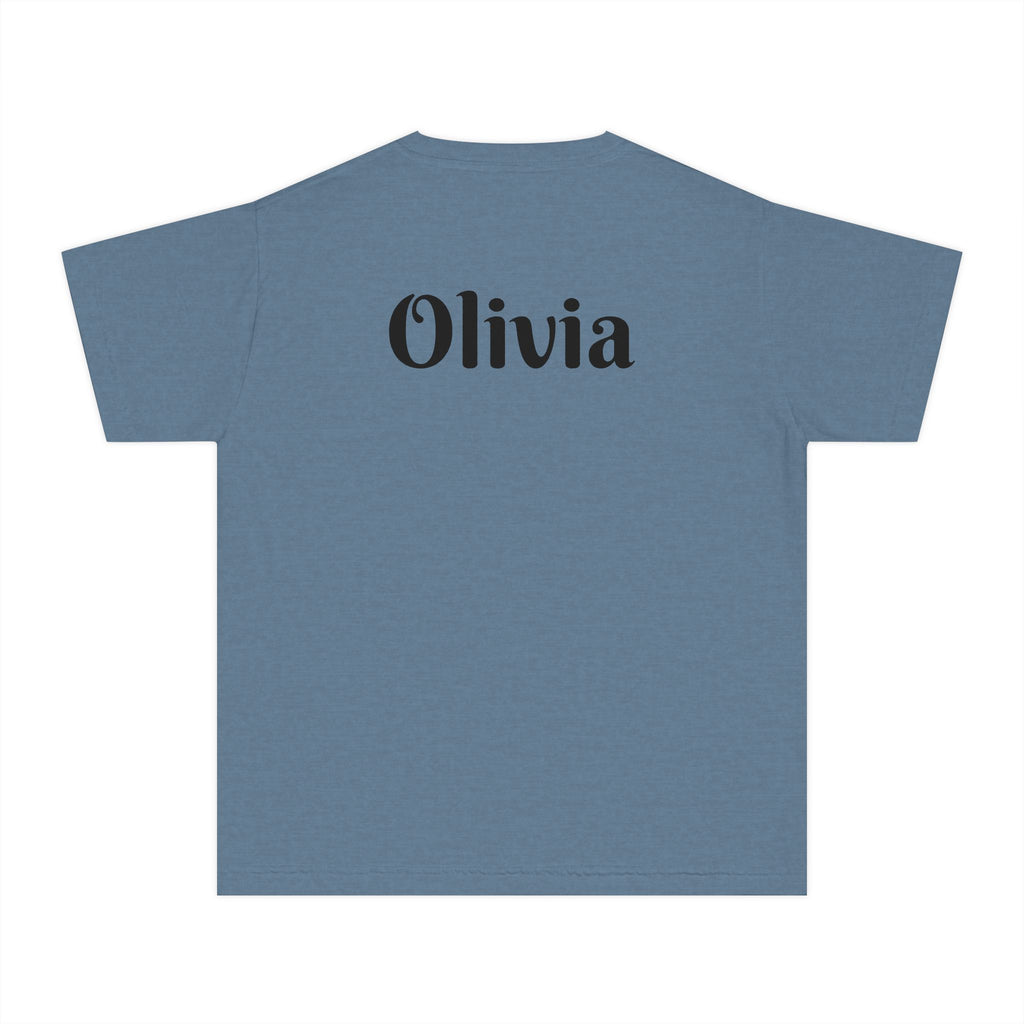 Schoolgirl Locker Youth Tee — Personalized "Olivia" Schoolgirl Locker Graphic Shirt