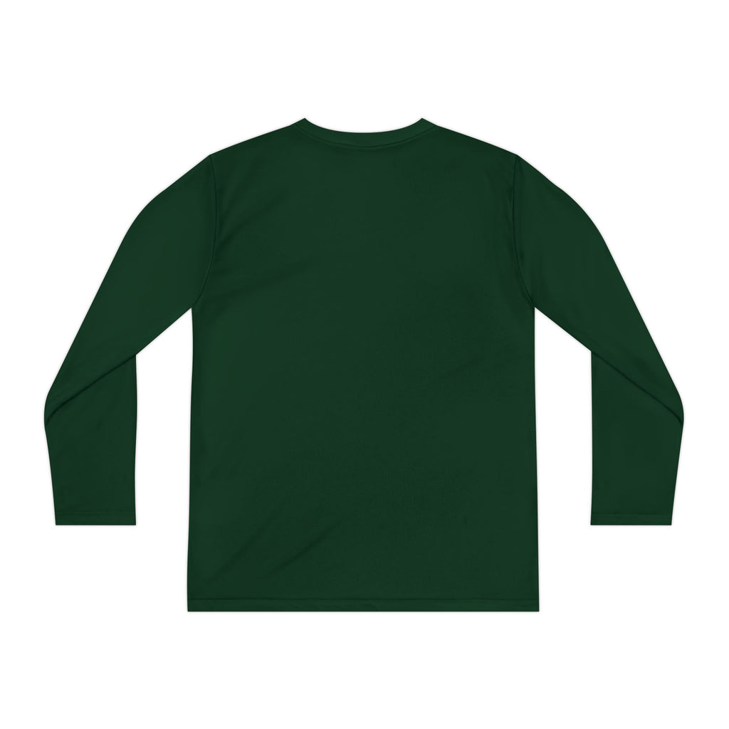 Youth Long Sleeve Tee — Colorful Sneaker Party Graphic