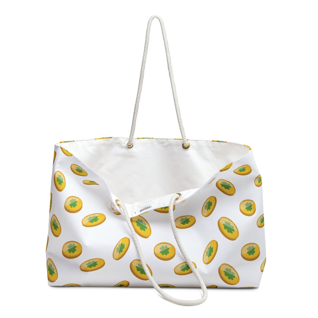 Avocado Pattern Weekender Bag — Tropical Travel Tote