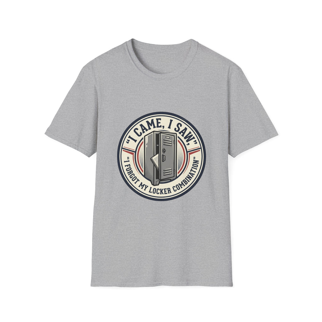 Locker Community T‑Shirt — “I Came, I Saw, I Tidied My Locker” Vintage Locker Room Tee