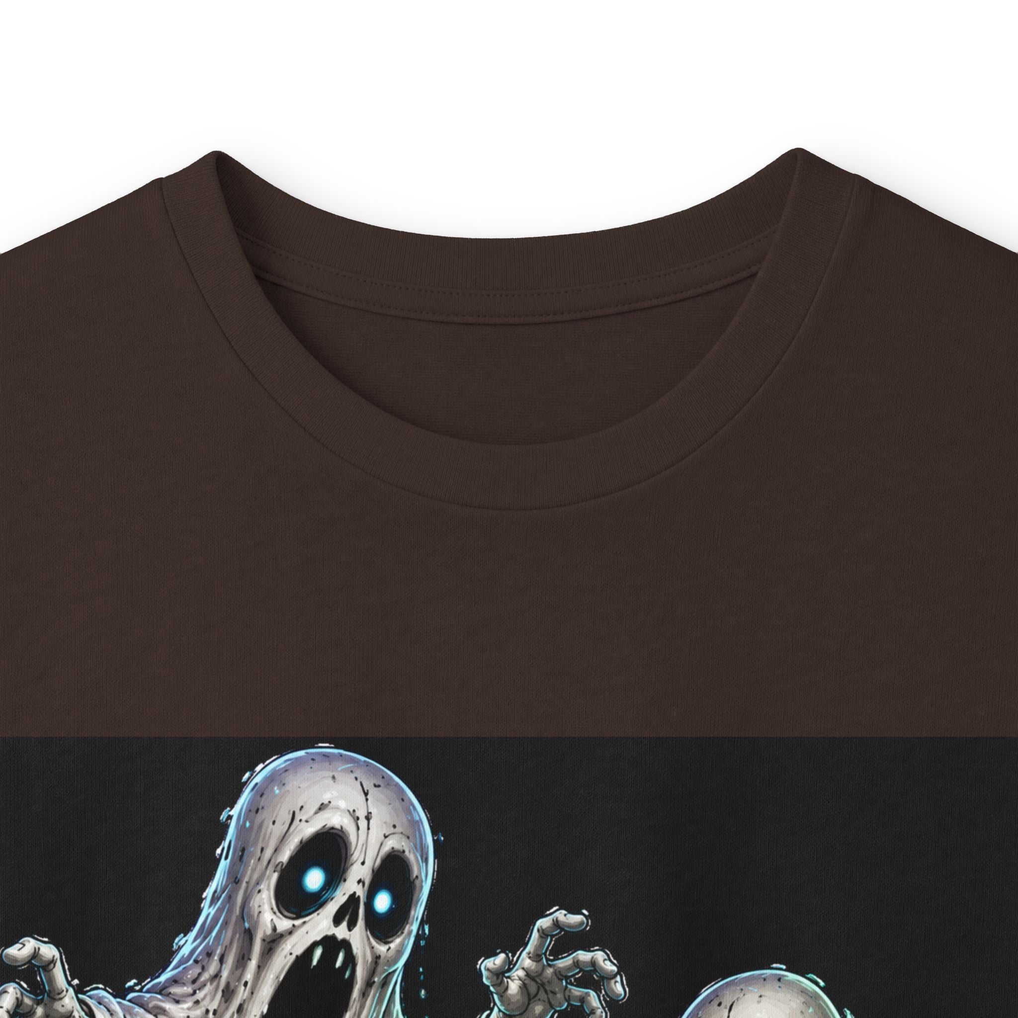 Ghost Duo Long Sleeve Tee — Haunted Spirit Graphic Shirt