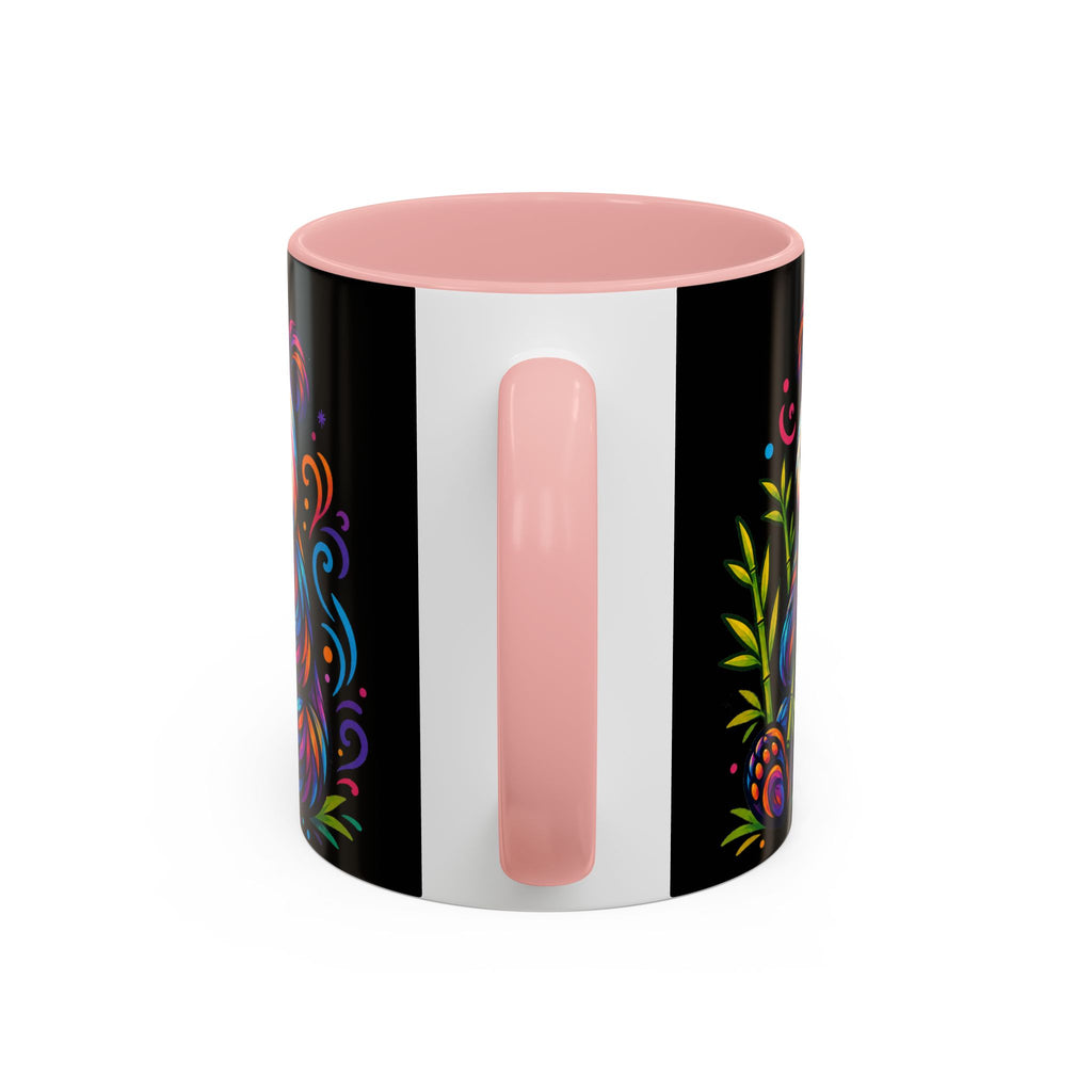Colorful Panda Coffee Mug — Vibrant Bamboo Accent Mug (11/15oz)