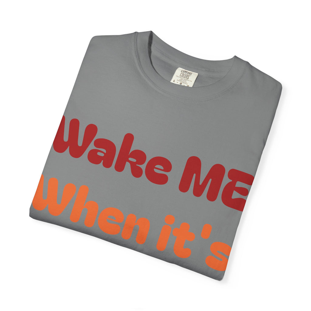 Wake Me When It's Friyay! T-Shirt — 'Midnight Run' Retro Graphic Tee