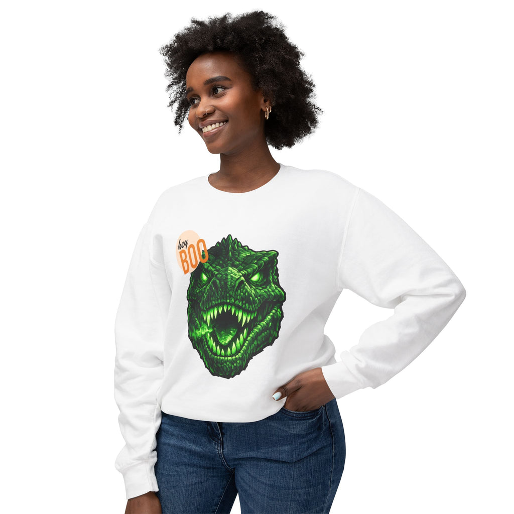 Dinosaur 'Hey Boo' Crewneck Sweatshirt