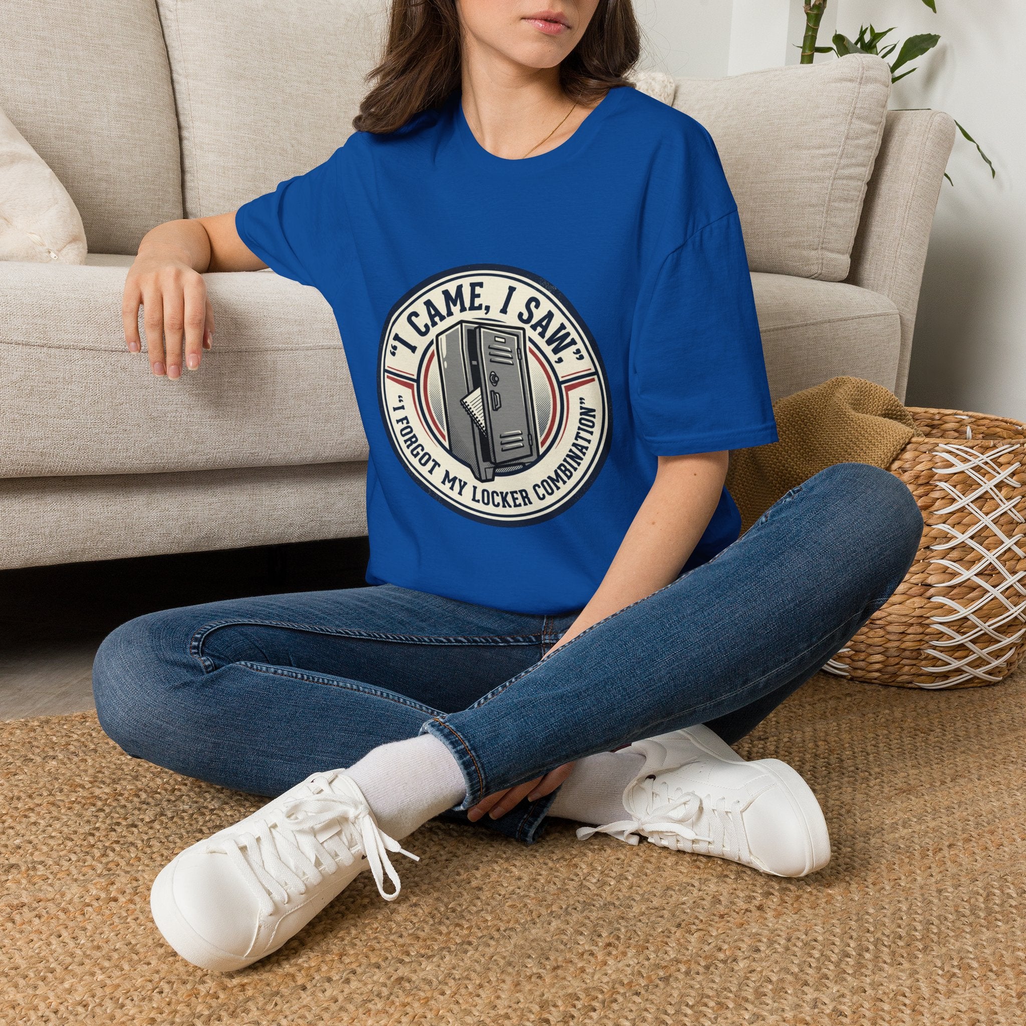 Locker Community T‑Shirt — “I Came, I Saw, I Tidied My Locker” Vintage Locker Room Tee