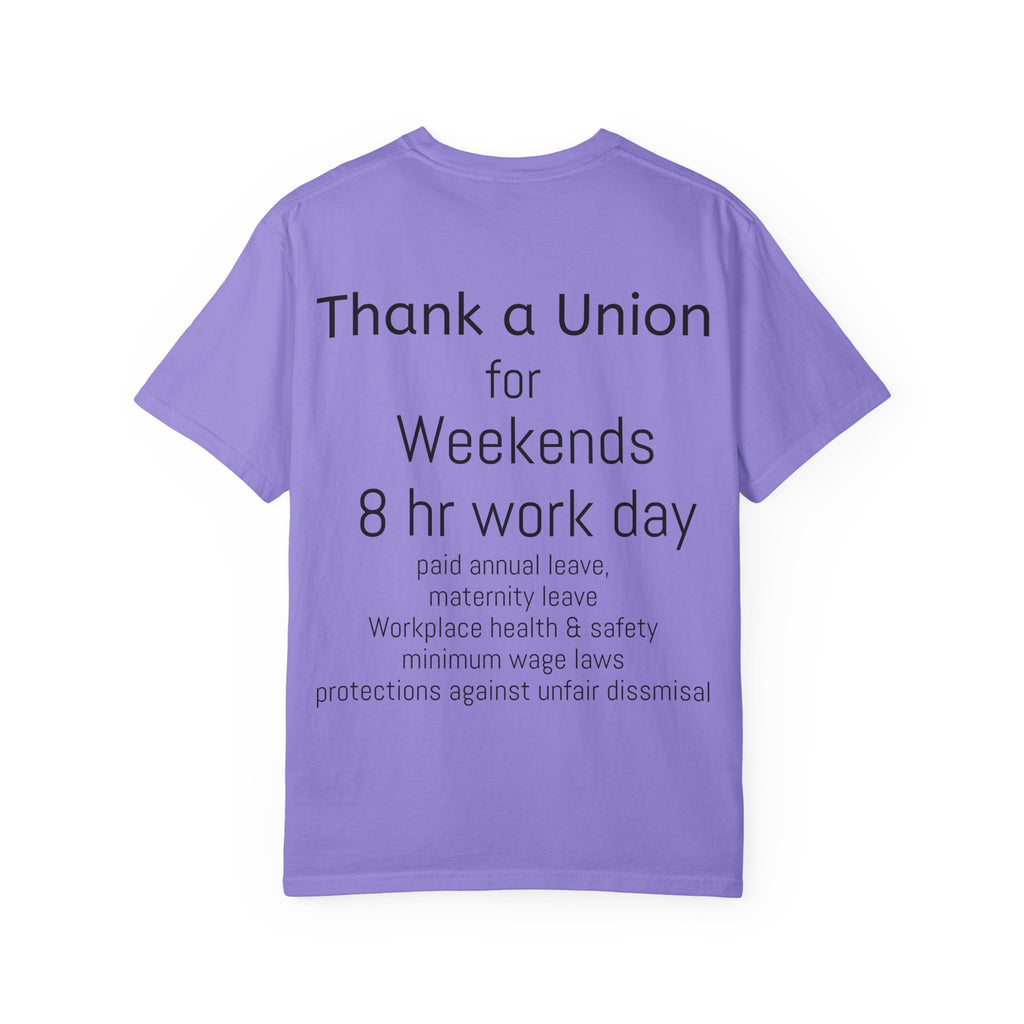 Labor Day T-Shirt — 'Thank a Union' Vintage Patriotic Tee