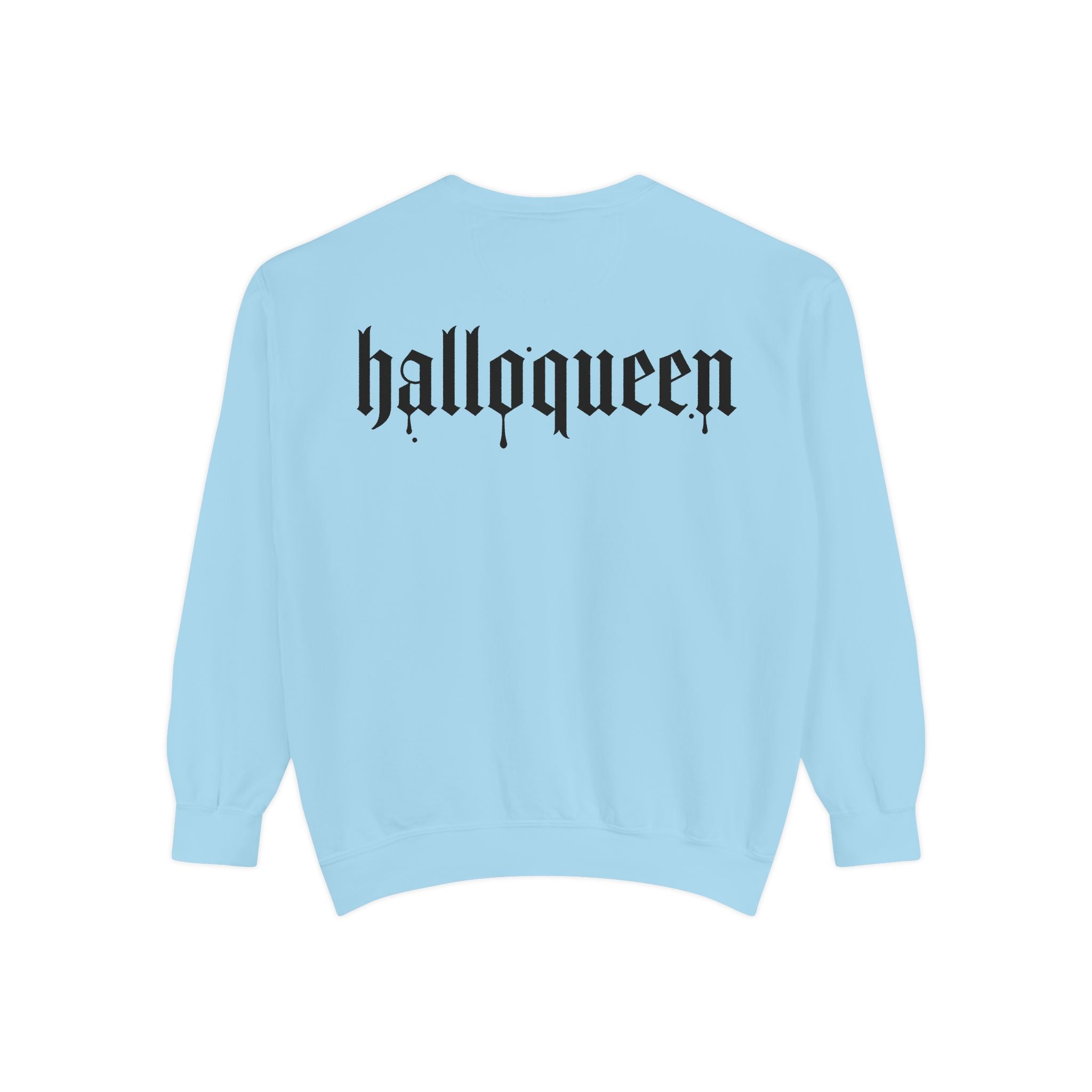 Halloween Sweatshirt — "halloqueen" Ghosts Pullover