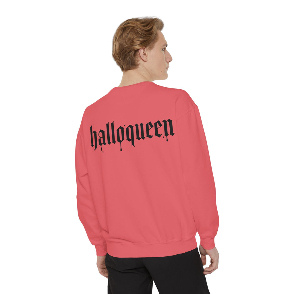 Halloween Sweatshirt — "halloqueen" Ghosts Pullover