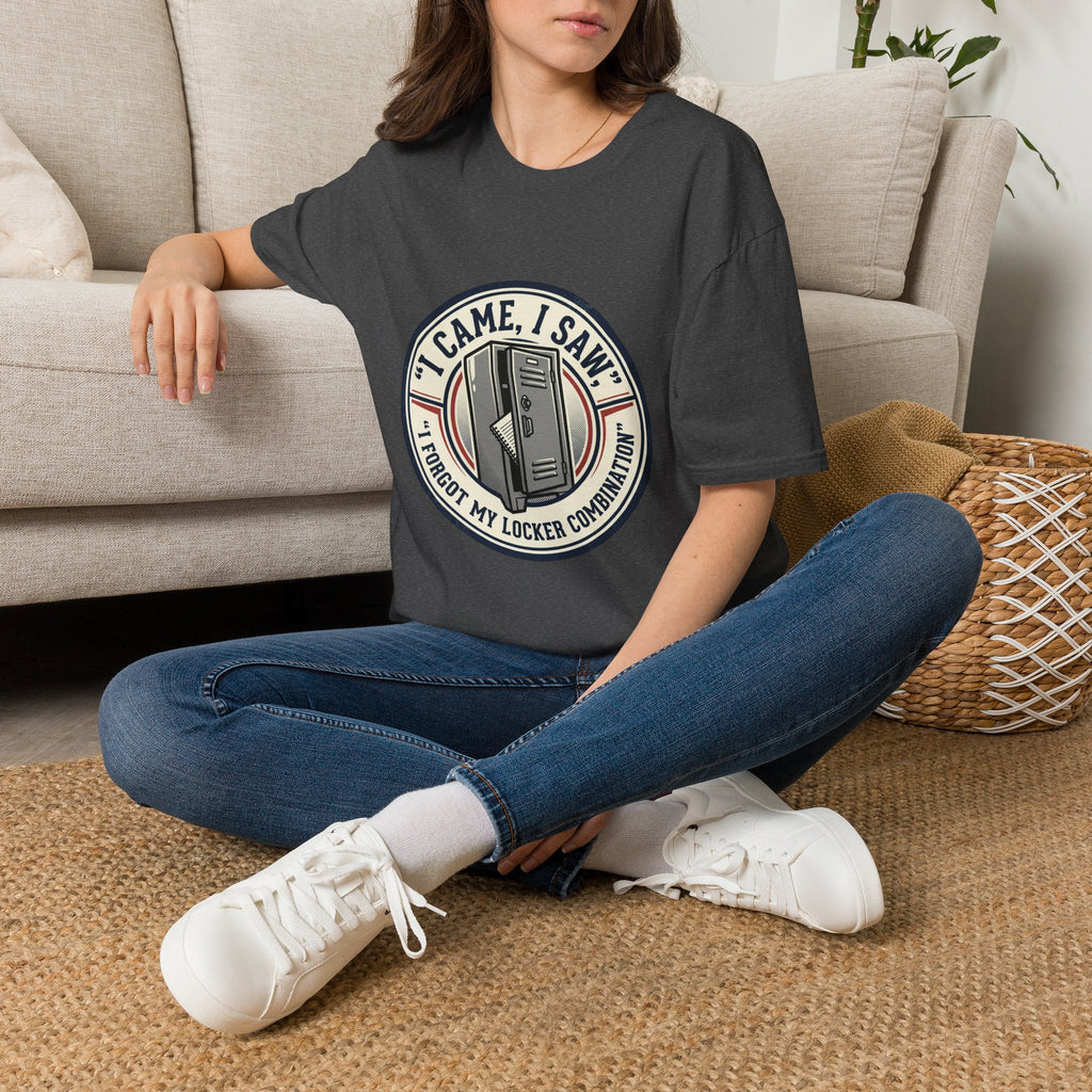 Locker Community T‑Shirt — “I Came, I Saw, I Tidied My Locker” Vintage Locker Room Tee