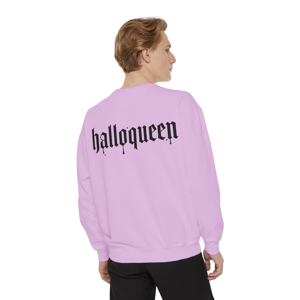 Halloween Sweatshirt — "halloqueen" Ghosts Pullover