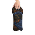 Dachshund Cozy Wine Tote – Cute Dog Wine Bag with Blue Blanket Design