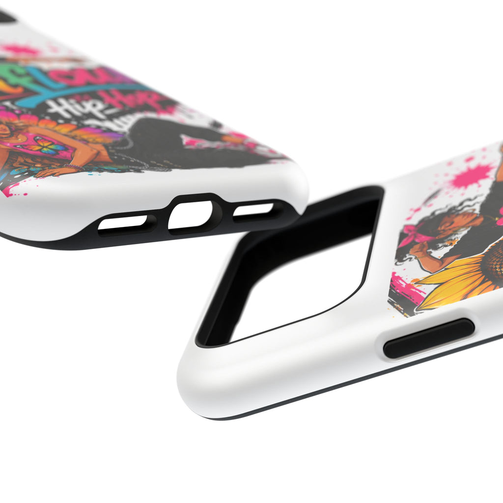 Sunflower Hip Hop Phone Case — Impact-Resistant Protective Case