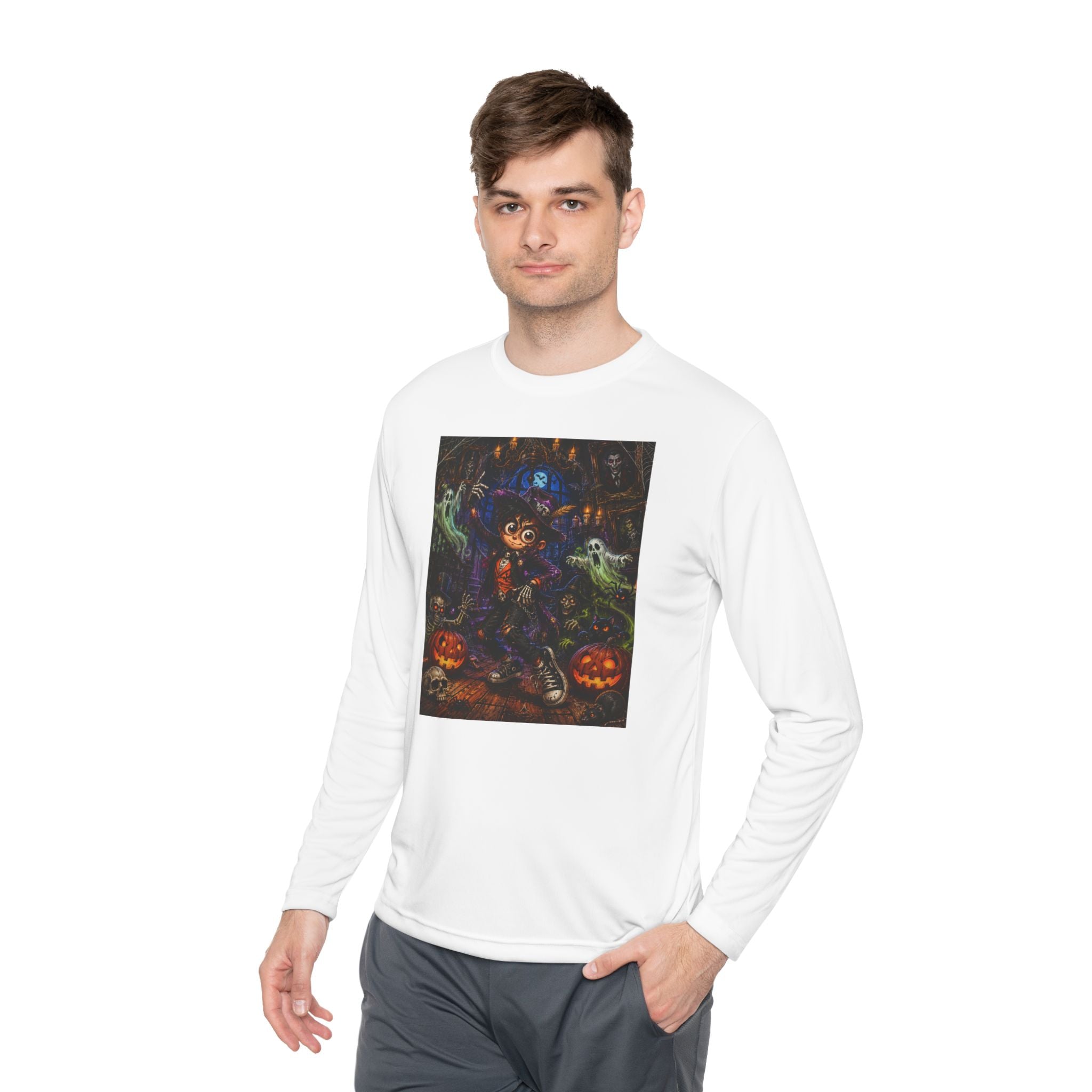 Halloween Night Pumpkin Patch Long Sleeve Tee