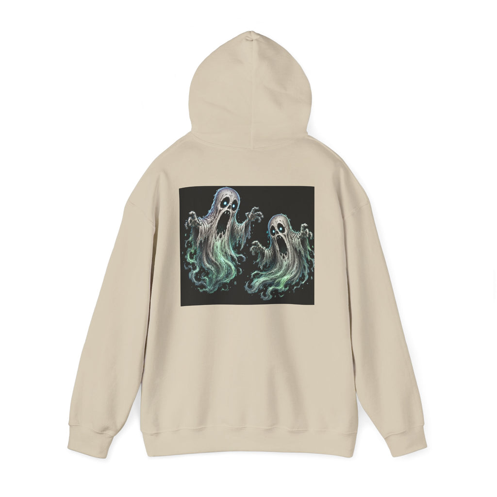 Ghostly Friends Hoodie — Cute Spooky Ghosts Graphic Pullover
