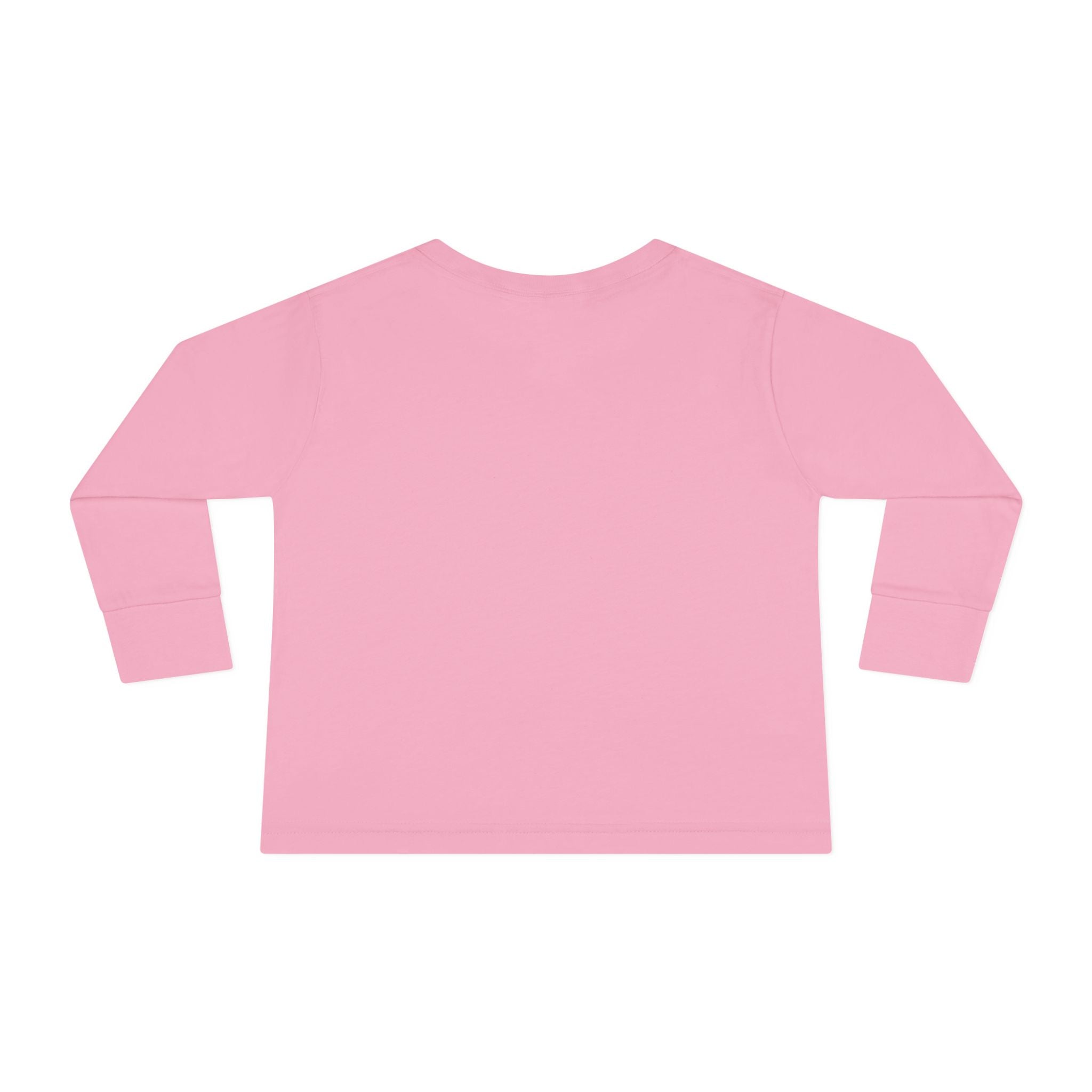 Colorful Hippo Toddler Long Sleeve Tee — Vibrant Jungle Animal Shirt for Kids