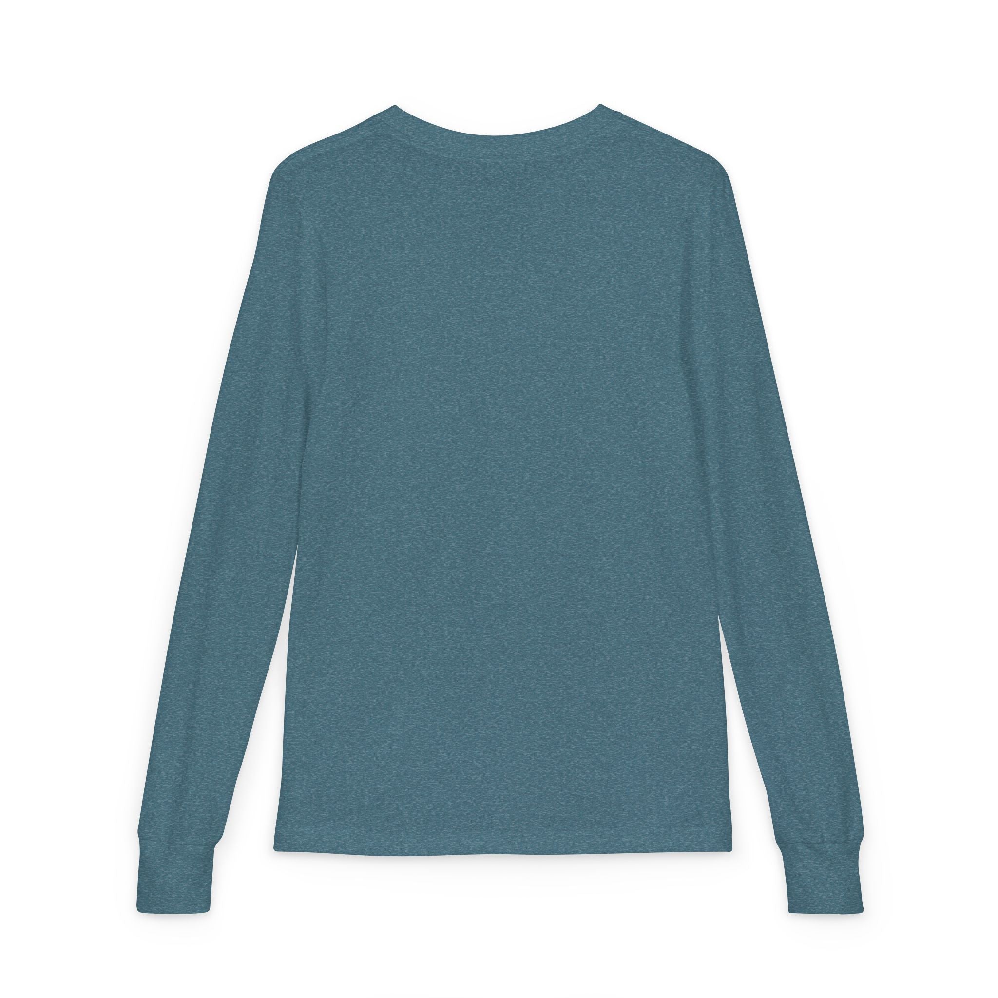 Youth Long Sleeve Tee — Colorful Skateboard & Sneakers Graphic
