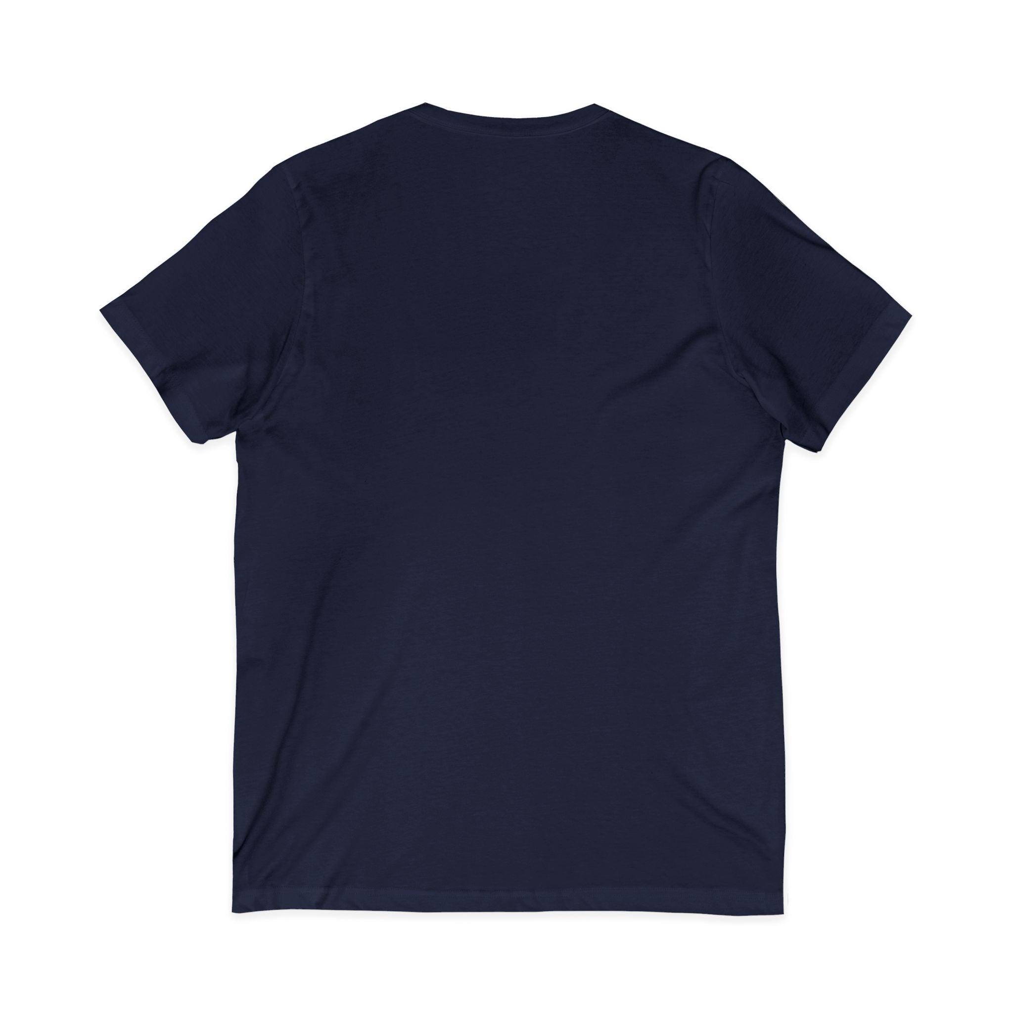 Colorful Donkey V-Neck Tee — Whimsical Farm Animal Graphic Shirt