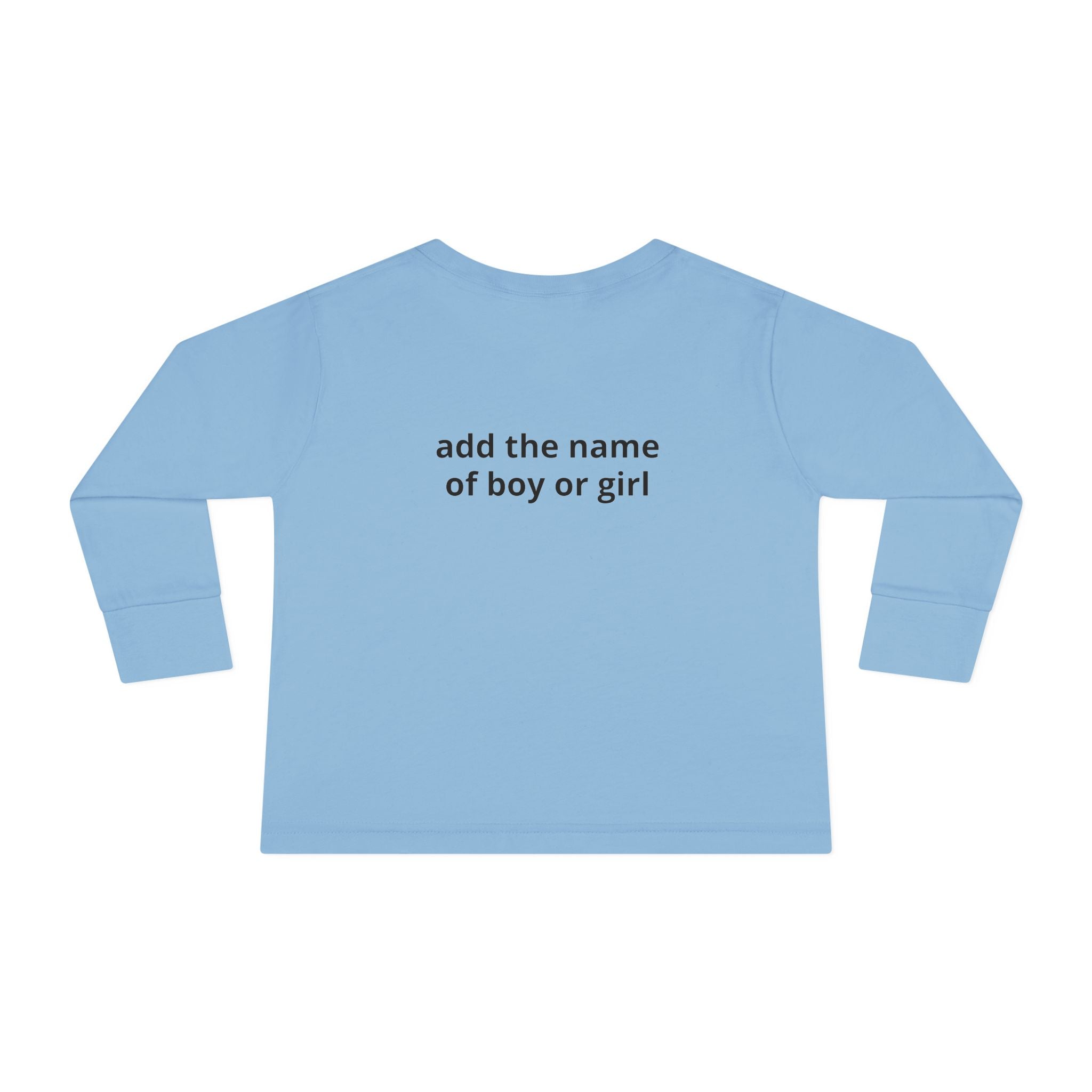 Halloween Toddler Long Sleeve Tee — Cute Dinosaur Ghost "BOO!" Halloween Shirt