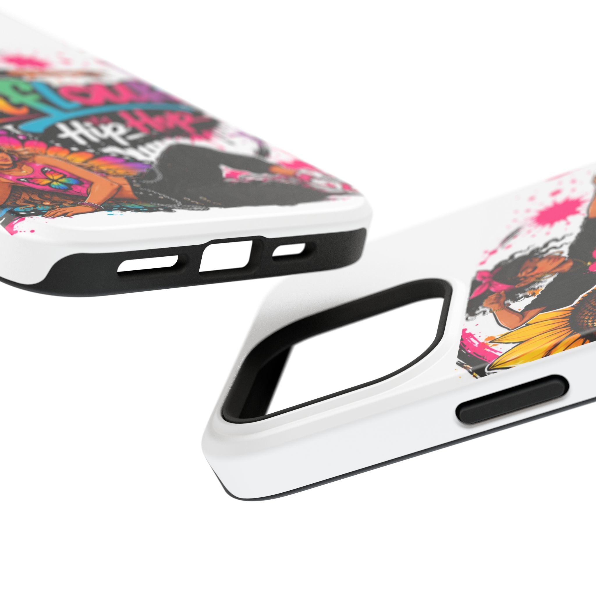 Sunflower Hip Hop Phone Case — Impact-Resistant Protective Case