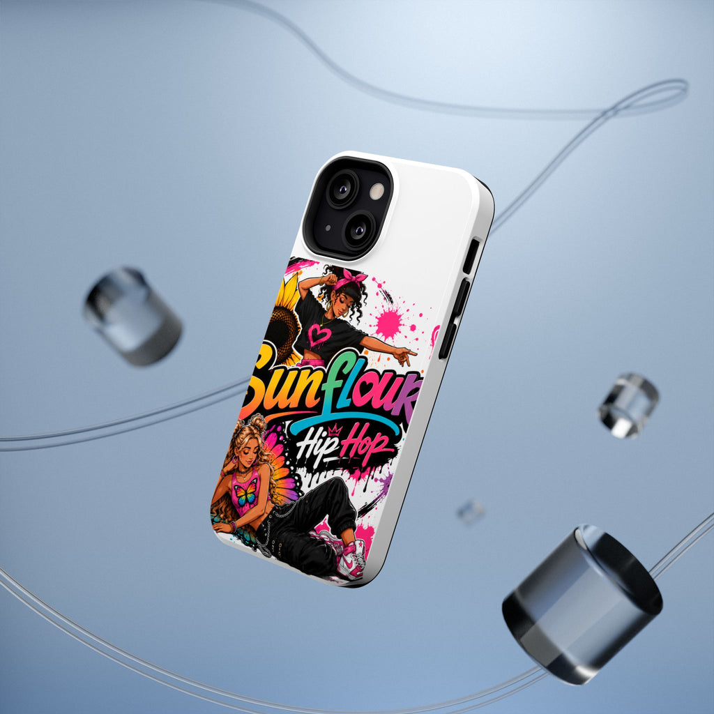 Sunflower Hip Hop Phone Case — Impact-Resistant Protective Case