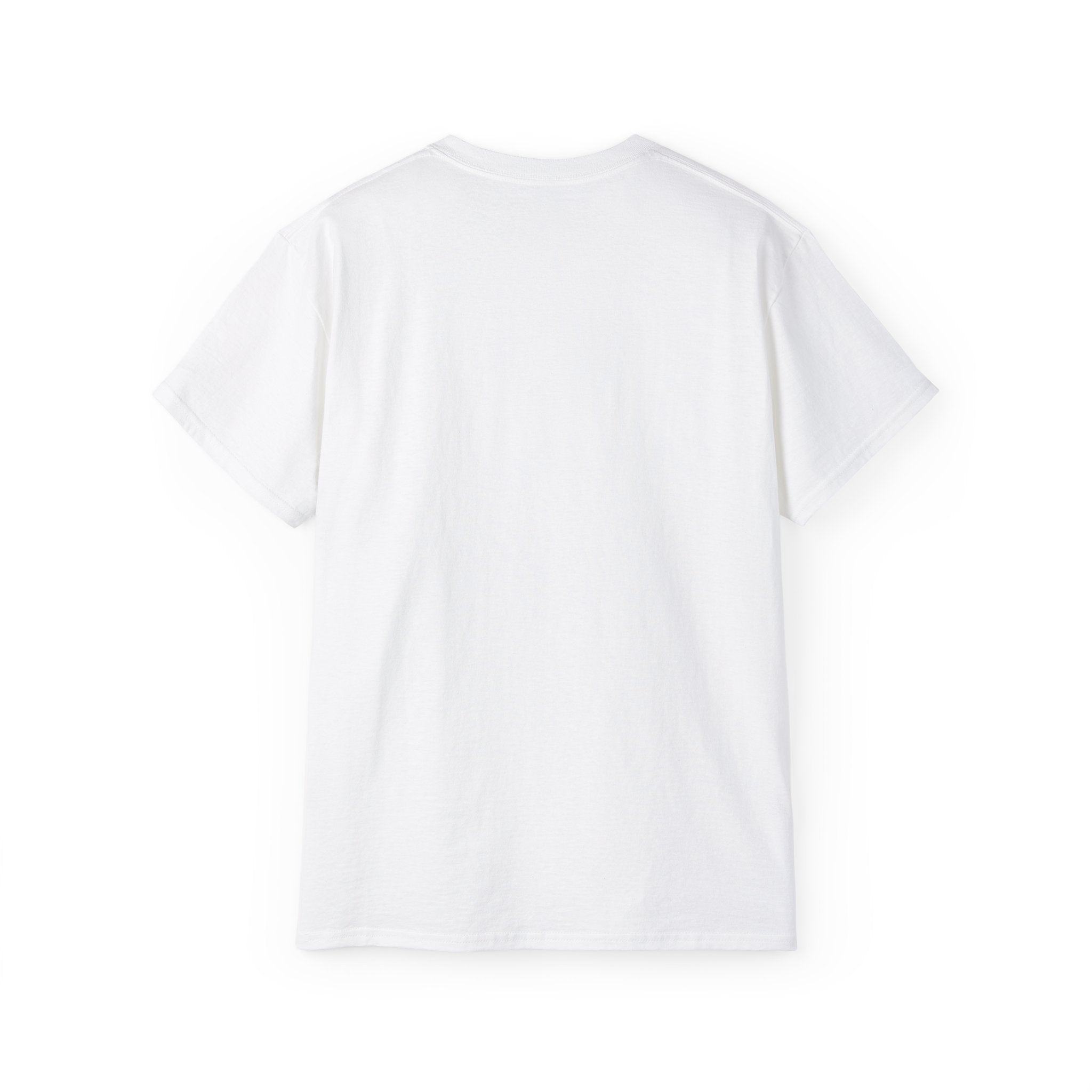Colorful Sneaker Stack Tee — Graphic Shoe & Backpack Illustration T‑Shirt