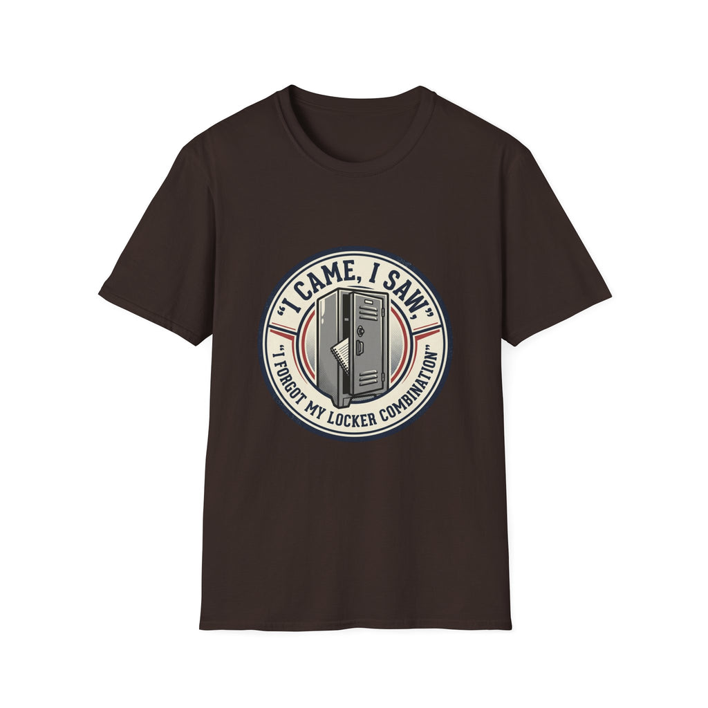 Locker Community T‑Shirt — “I Came, I Saw, I Tidied My Locker” Vintage Locker Room Tee