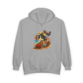 Motorbike Zip Hoodie - 'Ride On' Dirt Bike Graphic Full-Zip Sweatshirt