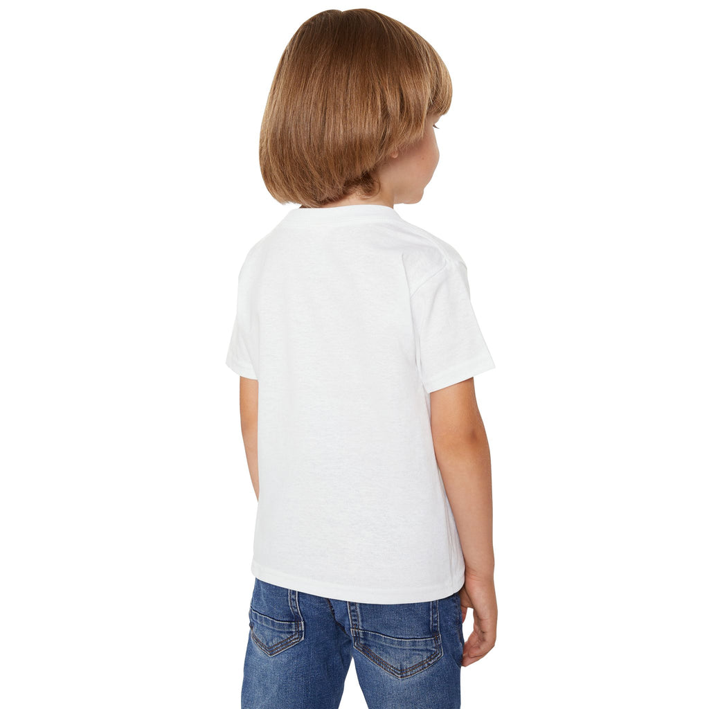 Toddler T-Shirt — "Kindergarten Crew 2026" Colorful Crayons & Blocks Back-to-School Tee