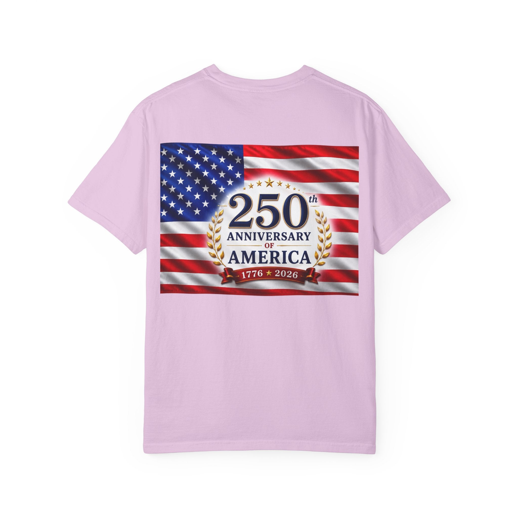'Merica Peace Sign T-Shirt — 250th Anniversary of America Flag Tee (1776–2026)